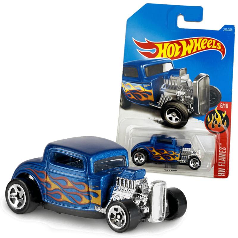 Carrinho Hotwheels 32 Ford Azul HW Flames Mattel - Carrinho de
